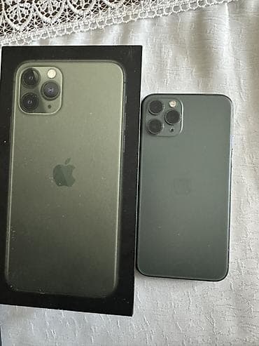 IPhone 11 Pro, Matte Midnight Green, Коробка at lalafo.kg IPhone 11 Pro, Matte Midnight Green, Коробка