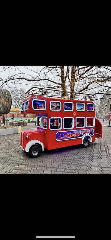 Кызмат көрсөтүүлөр чөйрөсү: Аттракцион «London Bus» — двухэтажный тематический мини-автобус для lalafo.kg да — 1 Кызмат көрсөтүүлөр чөйрөсү: Аттракцион «London Bus» — двухэтажный тематический мини-автобус для — 1