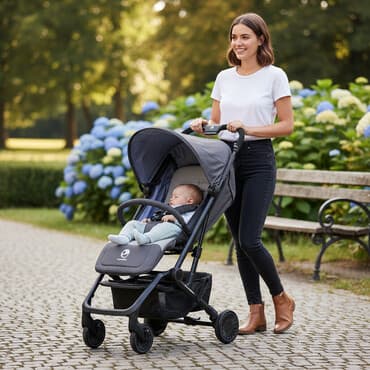 Коляска, цвет - Серый, Б/у at lalafo.kg Коляска, цвет - Серый, Б/у