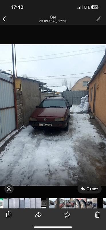 Volkswagen Passat: 1992 г., 1.8 л, Механика, Бензин, Седан at lalafo.kg Volkswagen Passat: 1992 г., 1.8 л, Механика, Бензин, Седан