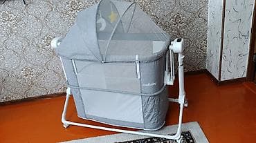 Унаа түрүндөгү керебеттер: Люлька, Колдонулган, Бешик, Металл, түсү - Боз lalafo.kg да — 3 Унаа түрүндөгү керебеттер: Люлька, Колдонулган, Бешик, Металл, түсү - Боз — 3