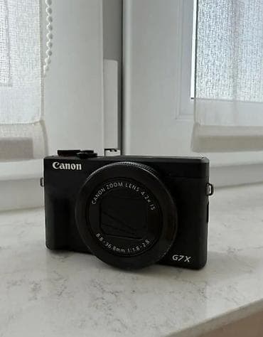 Компактная камера Canon PowerShot G7 X Mark II - Светосильный at lalafo.kg Компактная камера Canon PowerShot G7 X Mark II - Светосильный