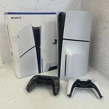 PS5 slim 1tb+2джойстика игры UFS5 FIFA 26 ashalt гонка форнайт at lalafo.kg PS5 slim 1tb+2джойстика игры UFS5 FIFA 26 ashalt гонка форнайт