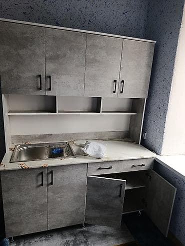 Офис эмереги: Ашкана гарнитуру, Жаңы, түсү - Боз lalafo.kg да — 1 Офис эмереги: Ашкана гарнитуру, Жаңы, түсү - Боз — 1