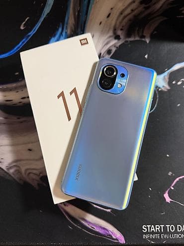 Xiaomi, Mi 11, Б/у, 256 ГБ, цвет - Голубой, 2 SIM at lalafo.kg Xiaomi, Mi 11, Б/у, 256 ГБ, цвет - Голубой, 2 SIM