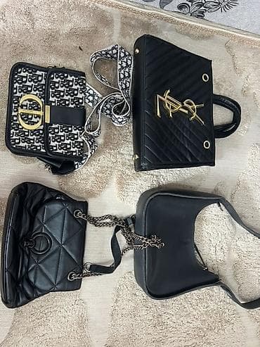 Классическая сумка, Saint Laurent, Материал: Искусственная кожа, Стеганая модель, Женские at lalafo.kg Классическая сумка, Saint Laurent, Материал: Искусственная кожа, Стеганая модель, Женские