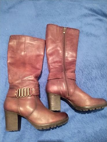 Сапоги, 37.5, Caprice, Б/у, цвет - Коричневый, Самовывоз at lalafo.kg Сапоги, 37.5, Caprice, Б/у, цвет - Коричневый, Самовывоз