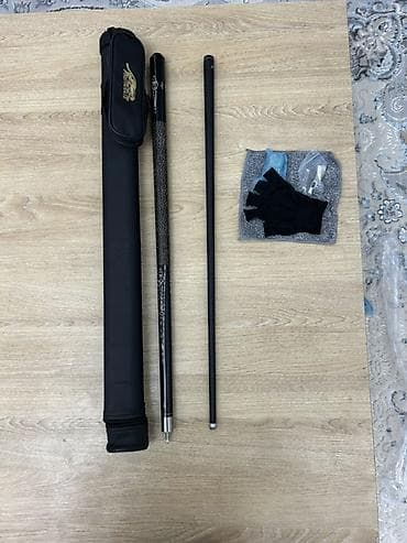 Набор для бильярда/пула: разборный кий + чехол и аксессуары Состав at lalafo.kg Набор для бильярда/пула: разборный кий + чехол и аксессуары Состав