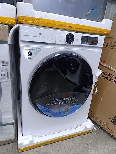 Стиральная машина автомат, Новый, TCL, До 9 кг, Фронтальная, Оптом at lalafo.kg Стиральная машина автомат, Новый, TCL, До 9 кг, Фронтальная, Оптом
