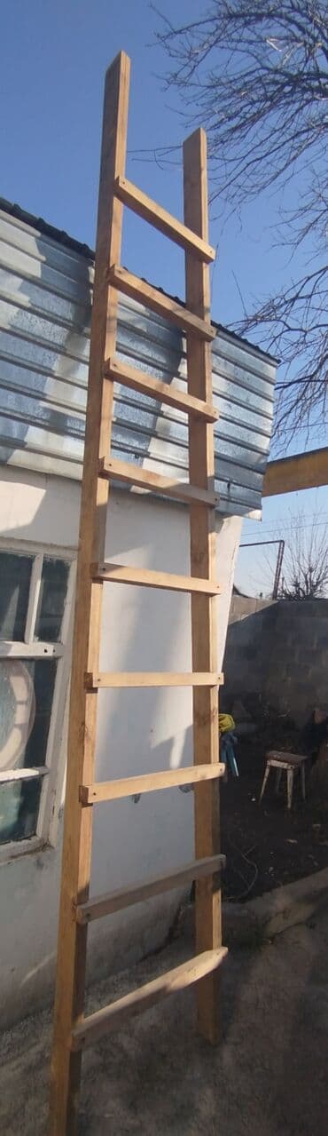 Продается лестница новая 3,5 м примерно .Цена 5000 at lalafo.kg Продается лестница новая 3,5 м примерно .Цена 5000