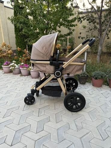 Коляска, цвет - Золотой, Б/у at lalafo.kg Коляска, цвет - Золотой, Б/у