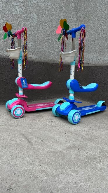 Продаются самокаты отличного качества ✔️ Складные ✔️ С сиденьем at lalafo.kg Продаются самокаты отличного качества ✔️ Складные ✔️ С сиденьем