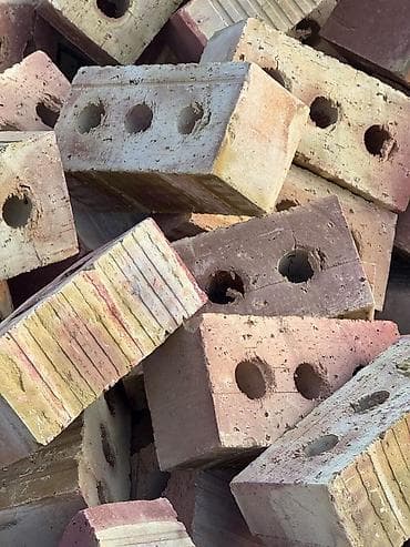 Пустотелый, дырчатый, Жженый кирпич, Одинарный, 250×120×65 at lalafo.kg Пустотелый, дырчатый, Жженый кирпич, Одинарный, 250×120×65