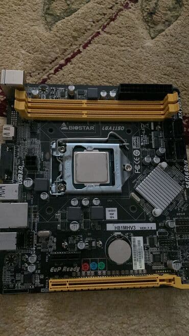 Материнская плата, Biostar, LGA1150, Micro-ATX, Для ПК at lalafo.kg Материнская плата, Biostar, LGA1150, Micro-ATX, Для ПК