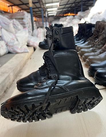 Huanghai: Турецкие кожаные черные берцы - Материал: натуральная качественная at lalafo.kg — 3 Huanghai: Турецкие кожаные черные берцы - Материал: натуральная качественная — 3