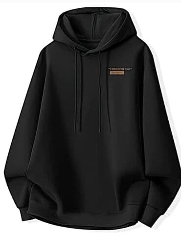 Стильная и утеплённая худи чёрного цвета — отличный выбор для at lalafo.kg Стильная и утеплённая худи чёрного цвета — отличный выбор для