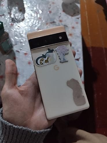 Google Pixel 6, Б/у, 128 ГБ, цвет - Бежевый, 1 SIM at lalafo.kg Google Pixel 6, Б/у, 128 ГБ, цвет - Бежевый, 1 SIM
