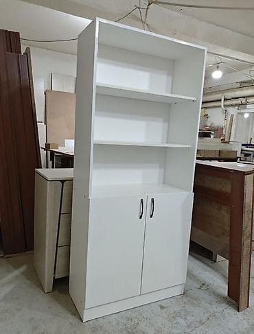 Офис креслолору: Кеңсе стеллаж, ЛДСП, түсү - Ак lalafo.kg да — 1 Офис креслолору: Кеңсе стеллаж, ЛДСП, түсү - Ак — 1