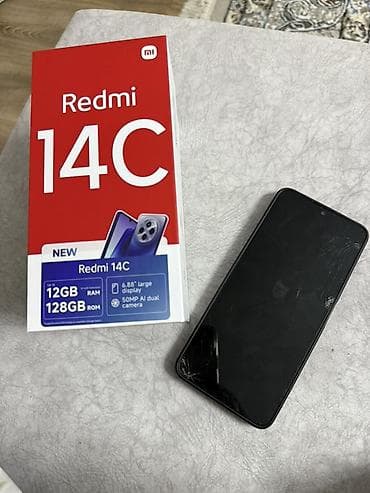 Redmi, Redmi 14C, 128 ГБ, цвет - Черный at lalafo.kg Redmi, Redmi 14C, 128 ГБ, цвет - Черный