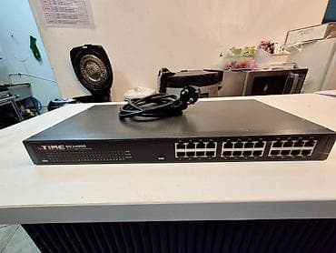 Коммутатор ipTIME SG24000 - 24 портов 10/100/1000 Mbps RJ‑45 для lalafo.kg да Коммутатор ipTIME SG24000 - 24 портов 10/100/1000 Mbps RJ‑45 для