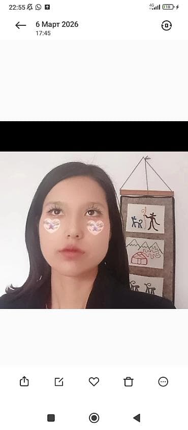 Фотофильтр/маска для селфи в формате истории или поста - Эффектные at lalafo.kg Фотофильтр/маска для селфи в формате истории или поста - Эффектные