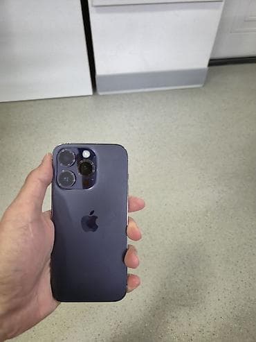 IPhone 14 Pro, Б/у, 256 ГБ, Deep Purple, Чехол, 86 % at lalafo.kg IPhone 14 Pro, Б/у, 256 ГБ, Deep Purple, Чехол, 86 %