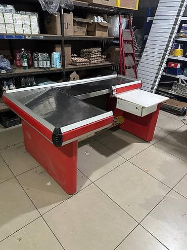 Касса үстөлү, 180 см* * 110 см* 77 см, Колдонулган lalafo.kg да — 2 Касса үстөлү, 180 см* * 110 см* 77 см, Колдонулган — 2