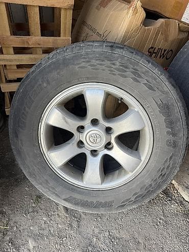 Литые диски Toyota Prado с шинами R17 (комплект 4 шт.) - at lalafo.kg Литые диски Toyota Prado с шинами R17 (комплект 4 шт.) -