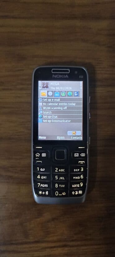 Nokia E52, Новый, цвет - Черный, 1 SIM at lalafo.kg Nokia E52, Новый, цвет - Черный, 1 SIM
