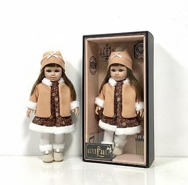 Кукла в подарочной коробке EVA (España) — девочка с длинными at lalafo.kg Кукла в подарочной коробке EVA (España) — девочка с длинными