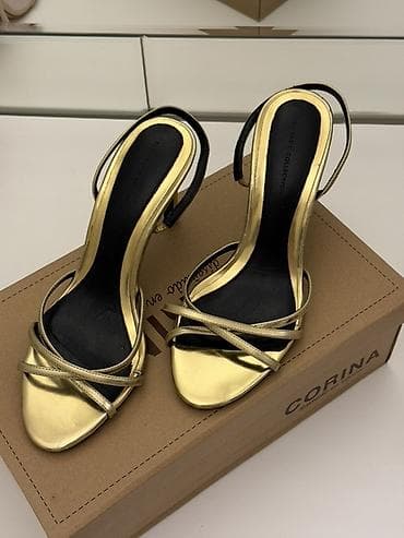 Туфли, 37, Zara, Б/у, цвет - Золотой, Самовывоз at lalafo.kg Туфли, 37, Zara, Б/у, цвет - Золотой, Самовывоз