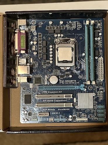 Материнская плата, Б/у, Gigabyte, LGA1155, Micro-ATX, Для ПК at lalafo.kg Материнская плата, Б/у, Gigabyte, LGA1155, Micro-ATX, Для ПК