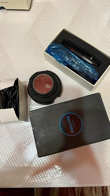 Тату-набор для мастера: машинка-ручка + педаль + блок питания + at lalafo.kg Тату-набор для мастера: машинка-ручка + педаль + блок питания +