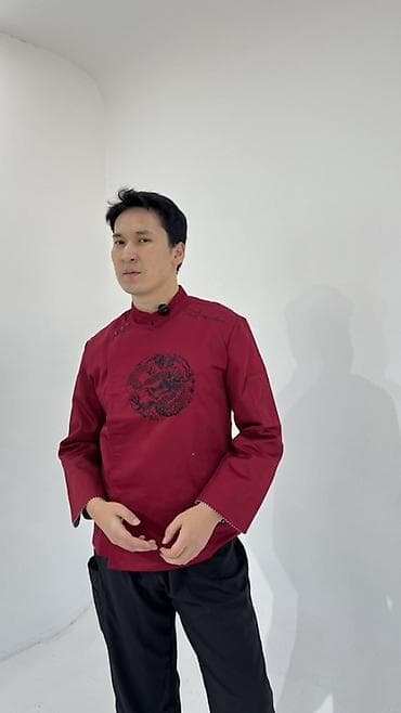 Поварской китель - Плотный износостойкий материал: смесь х/б и at lalafo.kg Поварской китель - Плотный износостойкий материал: смесь х/б и