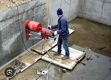 Алмазное бурение отверстий в бетоне, кирпиче, железобетоне - at lalafo.kg Алмазное бурение отверстий в бетоне, кирпиче, железобетоне -