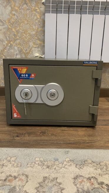 Сейф для денег и документов, Механический, Противопожарная at lalafo.kg Сейф для денег и документов, Механический, Противопожарная