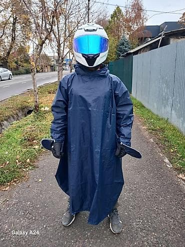 МОТО- Плащ-дождевик для СКУТЕРА высокого качества с вшитыми варежками at lalafo.kg — 2 МОТО- Плащ-дождевик для СКУТЕРА высокого качества с вшитыми варежками — 2