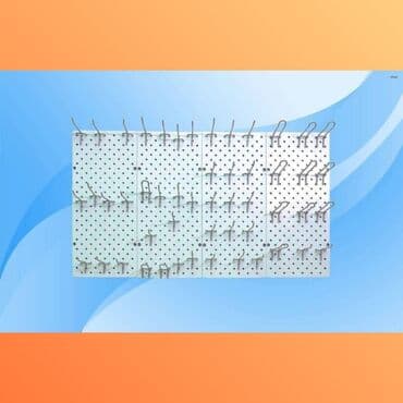 Ковролин: Панель перфорированная, настенная, для магазина и склада Общее lalafo.kg да — 5 Ковролин: Панель перфорированная, настенная, для магазина и склада Общее — 5