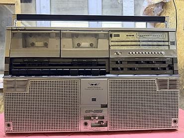 Sharp GF-555 1980 года Первая в истории 2х кассетная дека Заводской at lalafo.kg Sharp GF-555 1980 года Первая в истории 2х кассетная дека Заводской