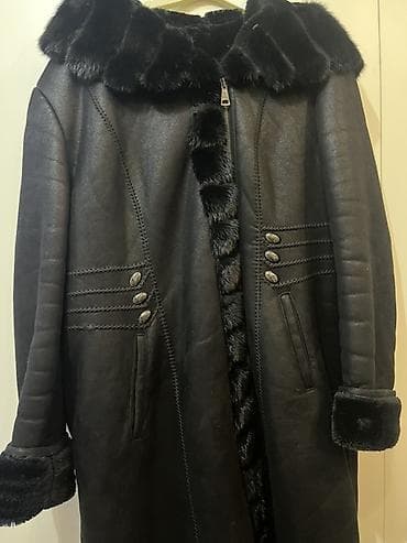 3) Дубленка 🏷️цена:5000с Покупали за 13тыс черная Размер: 52-54 - at lalafo.kg 3) Дубленка 🏷️цена:5000с Покупали за 13тыс черная Размер: 52-54 -