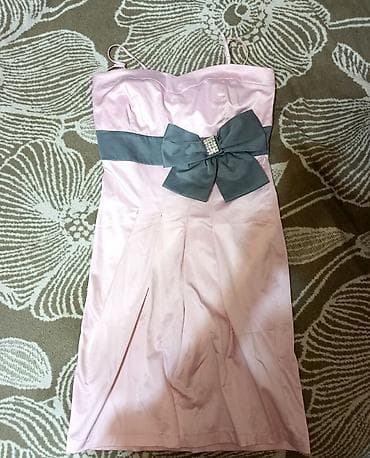 Вечернее платье, Коктейльное, Короткая модель, Атлас, Без рукавов, Стразы, Стандарт at lalafo.kg Вечернее платье, Коктейльное, Короткая модель, Атлас, Без рукавов, Стразы, Стандарт