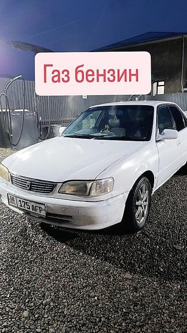 Toyota Corolla: 1997 г., 1.3 л, Автомат, Газ, Седан at lalafo.kg Toyota Corolla: 1997 г., 1.3 л, Автомат, Газ, Седан
