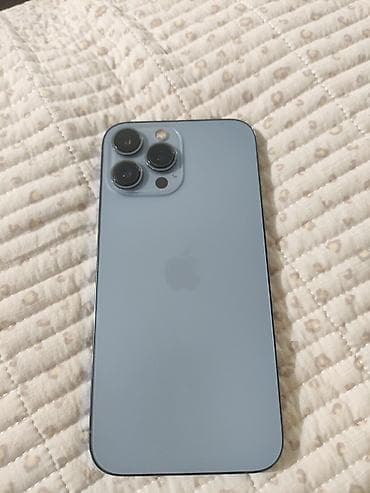 IPhone 13 Pro Max, Б/у, 256 ГБ, Sierra Blue, Чехол, Кабель, 77 % at lalafo.kg IPhone 13 Pro Max, Б/у, 256 ГБ, Sierra Blue, Чехол, Кабель, 77 %