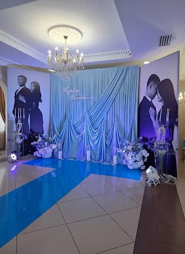 Свадебное оформление и декор залов - Авторские фотозоны: драпировки at lalafo.kg Свадебное оформление и декор залов - Авторские фотозоны: драпировки