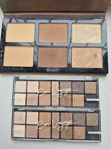 Тени 2 паллетки+корректор, пользовались 1 или 2 раза, покупали в at lalafo.kg Тени 2 паллетки+корректор, пользовались 1 или 2 раза, покупали в