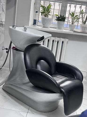 Парикмахерская мойка с креслом - Комплект: стационарная мойка с at lalafo.kg Парикмахерская мойка с креслом - Комплект: стационарная мойка с