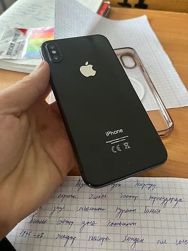 IPhone X, 64 ГБ, Space Gray, Чехол, 100 % at lalafo.kg IPhone X, 64 ГБ, Space Gray, Чехол, 100 %