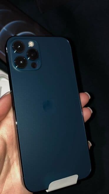 IPhone 12 Pro, 128 ГБ, Pacific Blue, Коробка, 77 % at lalafo.kg IPhone 12 Pro, 128 ГБ, Pacific Blue, Коробка, 77 %