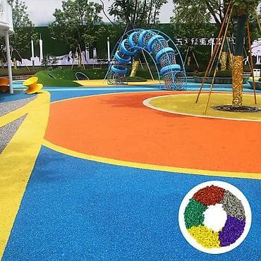 Резиновое покрытие для детских и спортивных площадок (EPDM/резиновая at lalafo.kg Резиновое покрытие для детских и спортивных площадок (EPDM/резиновая
