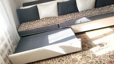 Угловой диван, C подушками at lalafo.kg Угловой диван, C подушками